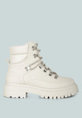 Goliath Lace Up Chunky Biker Boots London Rag