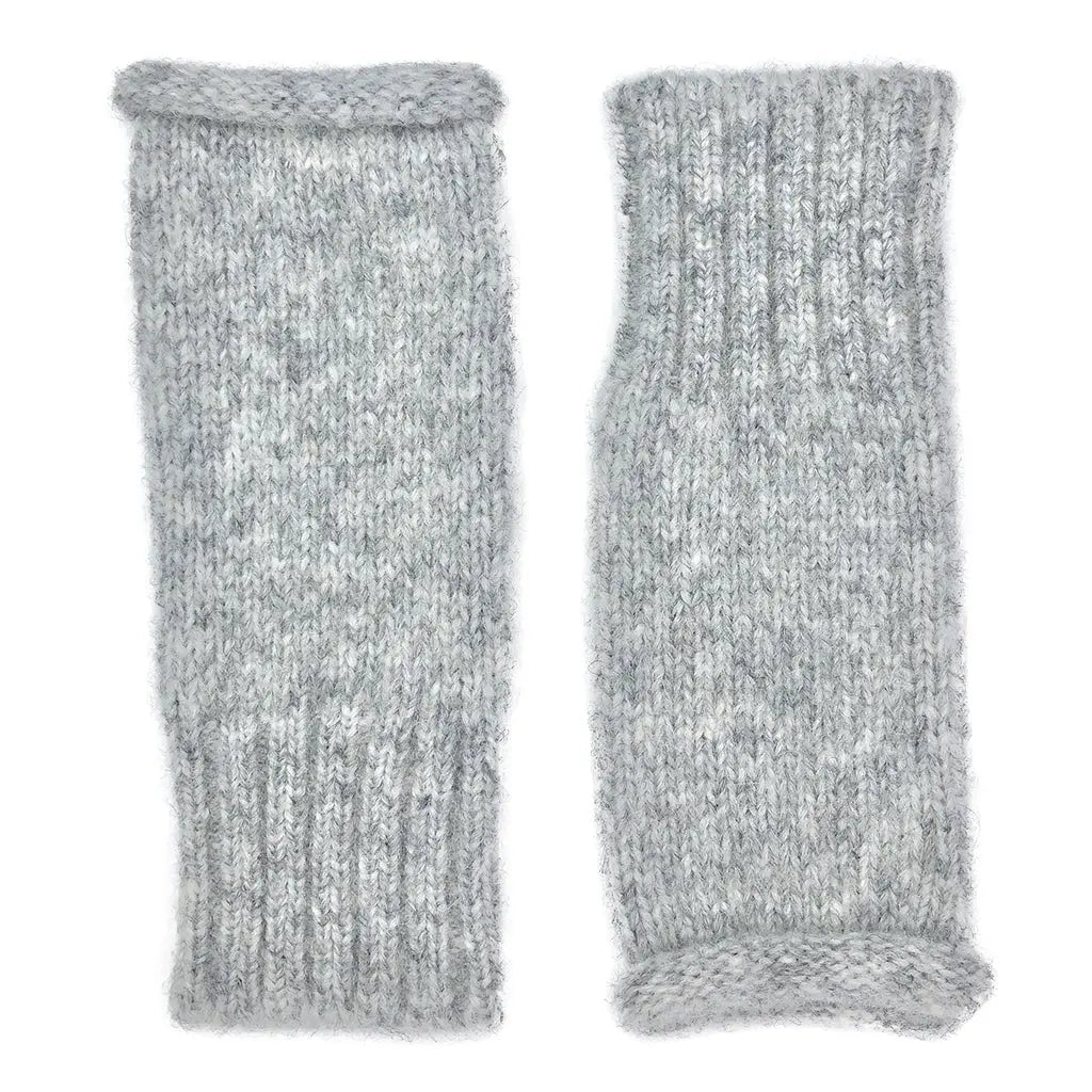 Gray Essential Knit Alpaca Gloves Allpa