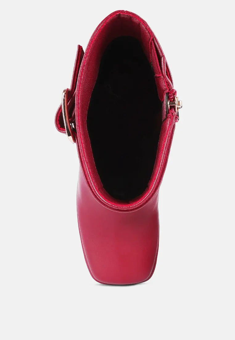 Hot Cocoa High Platform Ankle Boots London Rag