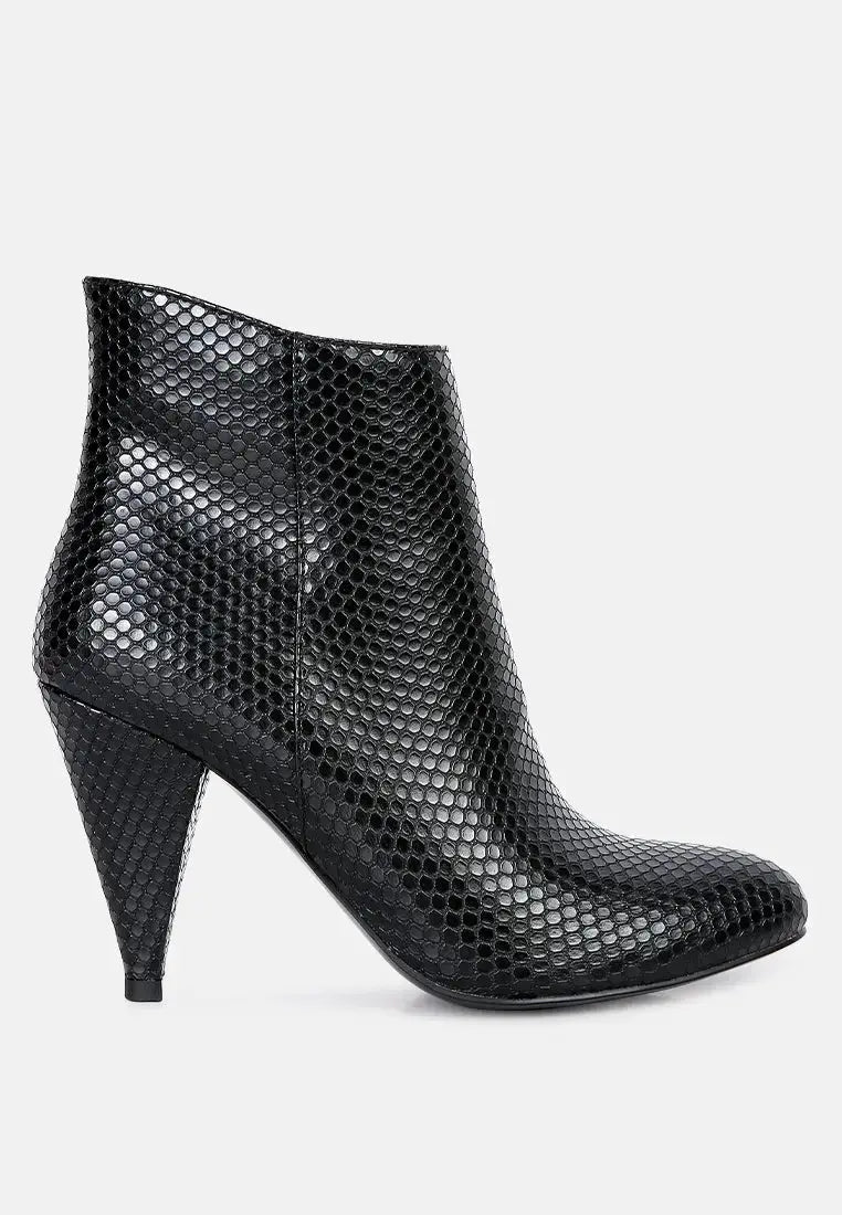 Lemon Tart Heeled Ankle Boots London Rag