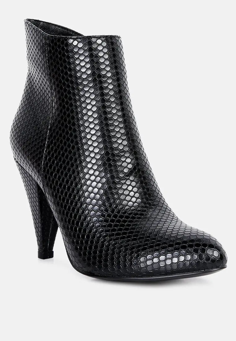 Lemon Tart Heeled Ankle Boots London Rag