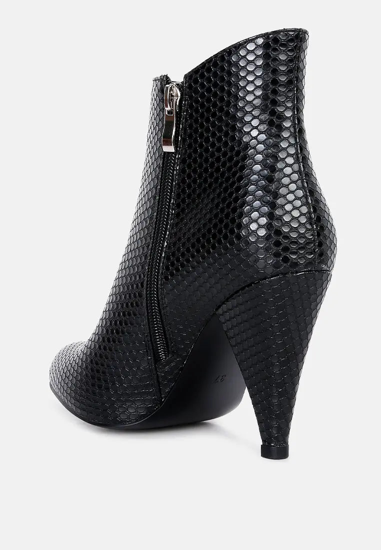 Lemon Tart Heeled Ankle Boots London Rag
