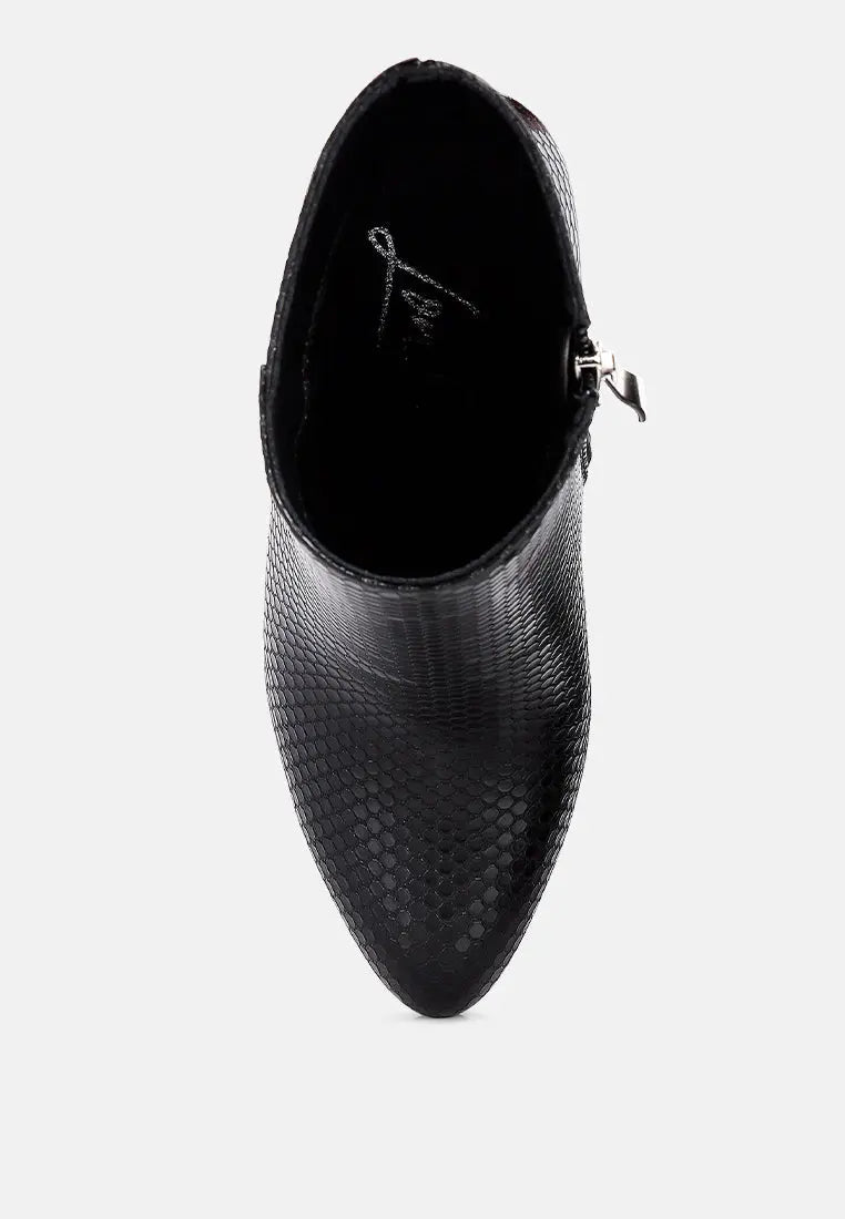 Lemon Tart Heeled Ankle Boots London Rag