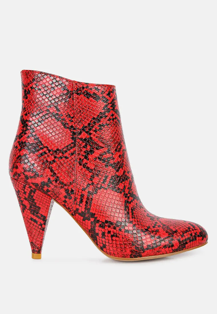 Lemon Tart Heeled Ankle Boots London Rag