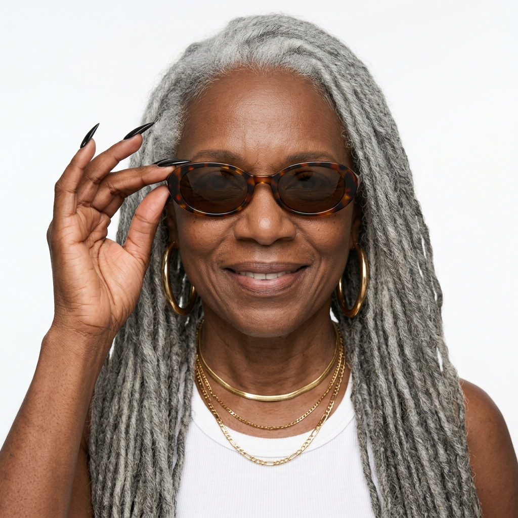 Adventurous Retro Oval Sunglasses