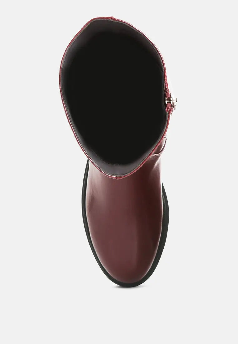 Lewisa Panelled Lug Sole Boots London Rag