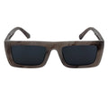 LOWKEY - Small Flat Top Rectangle Sunglasses Gray Smoke Morspecs