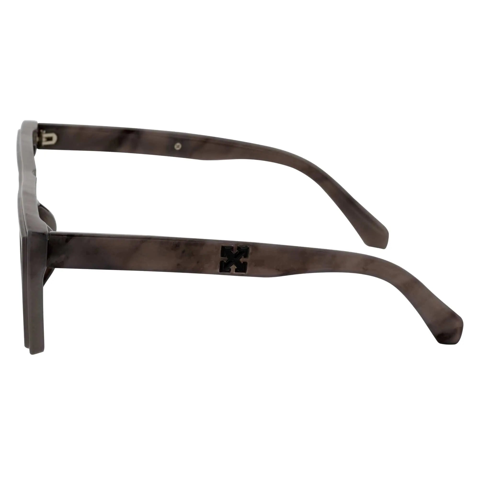LOWKEY - Small Flat Top Rectangle Sunglasses Gray Smoke Morspecs