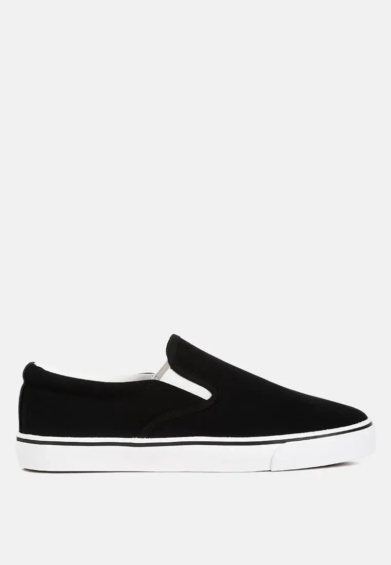 Men's canvas slip-on sneakers London Rag