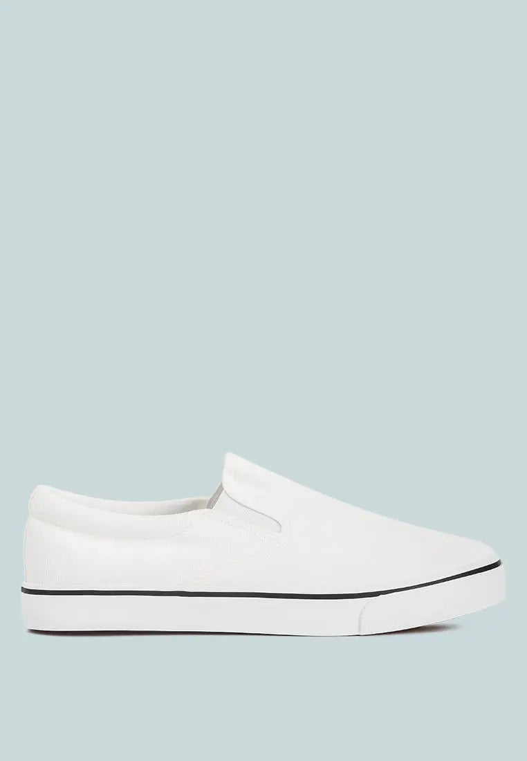 Men's canvas slip-on sneakers London Rag