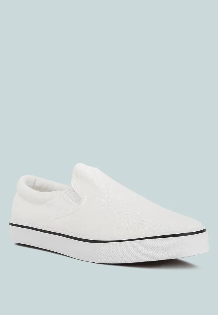 Men's canvas slip-on sneakers London Rag