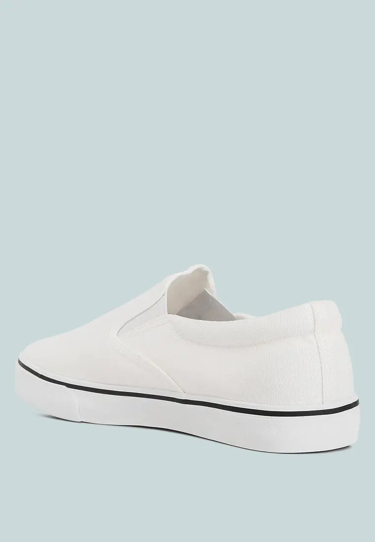 Men's canvas slip-on sneakers London Rag