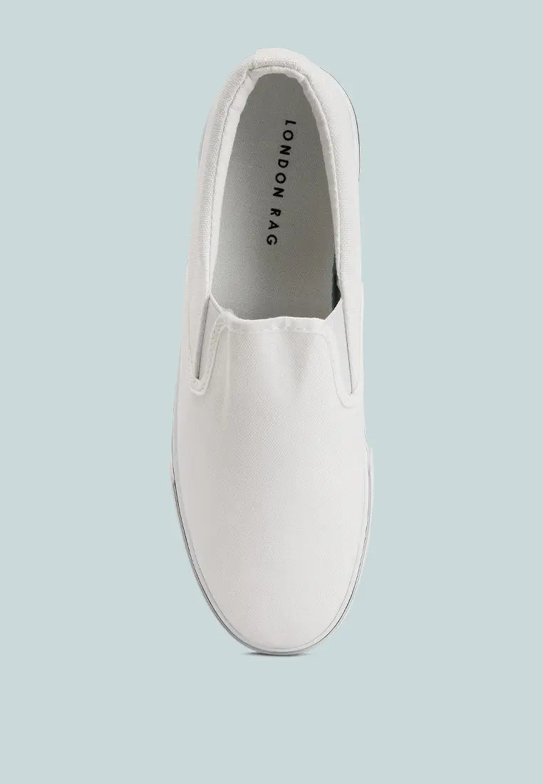 Men's canvas slip-on sneakers London Rag