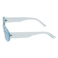SLIM - Small Rectangle Sunglasses Blue Frame Blue Morspecs