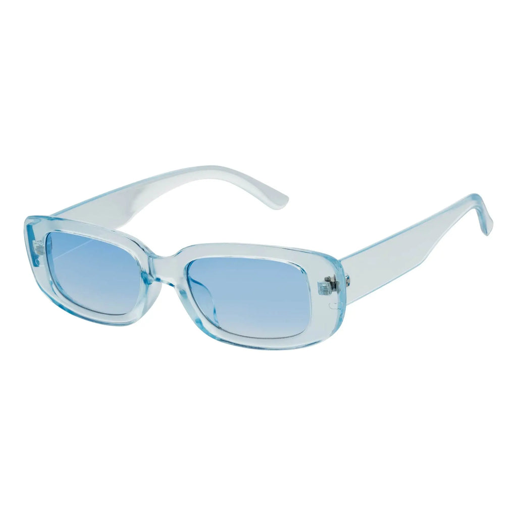 SLIM - Small Rectangle Sunglasses Blue Frame Blue Morspecs
