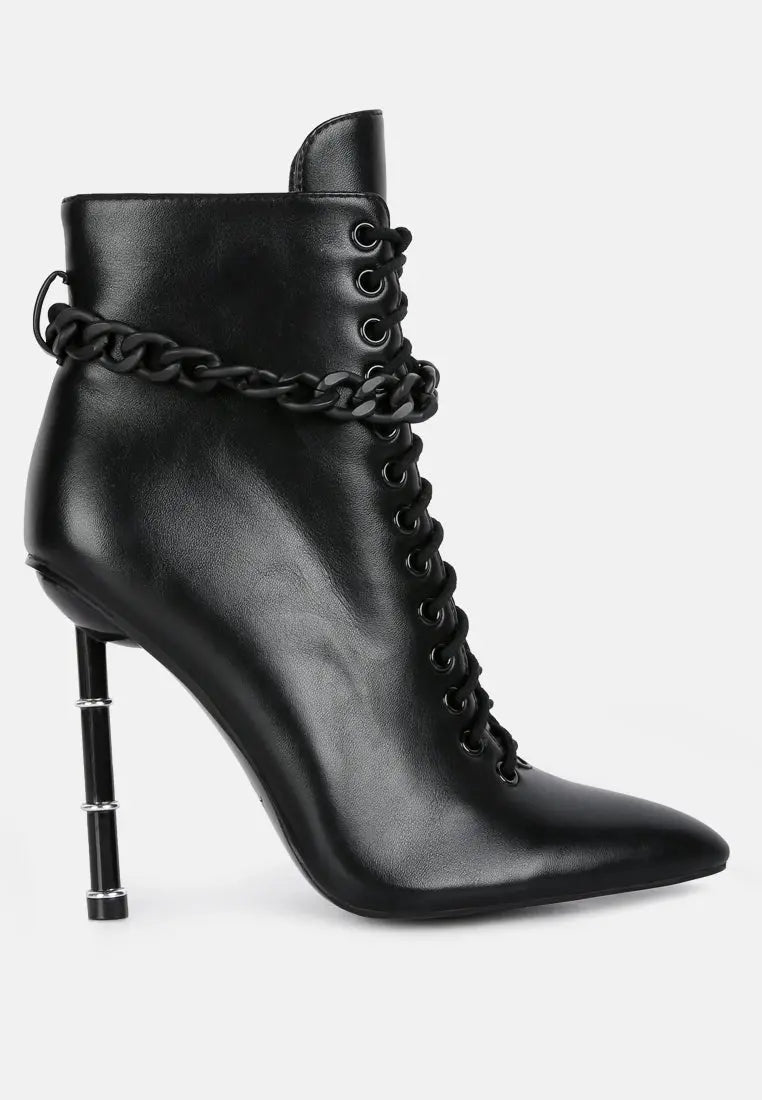 Moulin Ringed Stiletto Camouflage Ankle Boot London Rag