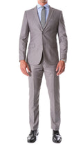 Oslo Grey Notch Lapel 2 Piece Slim Fit Suit Ferrecci