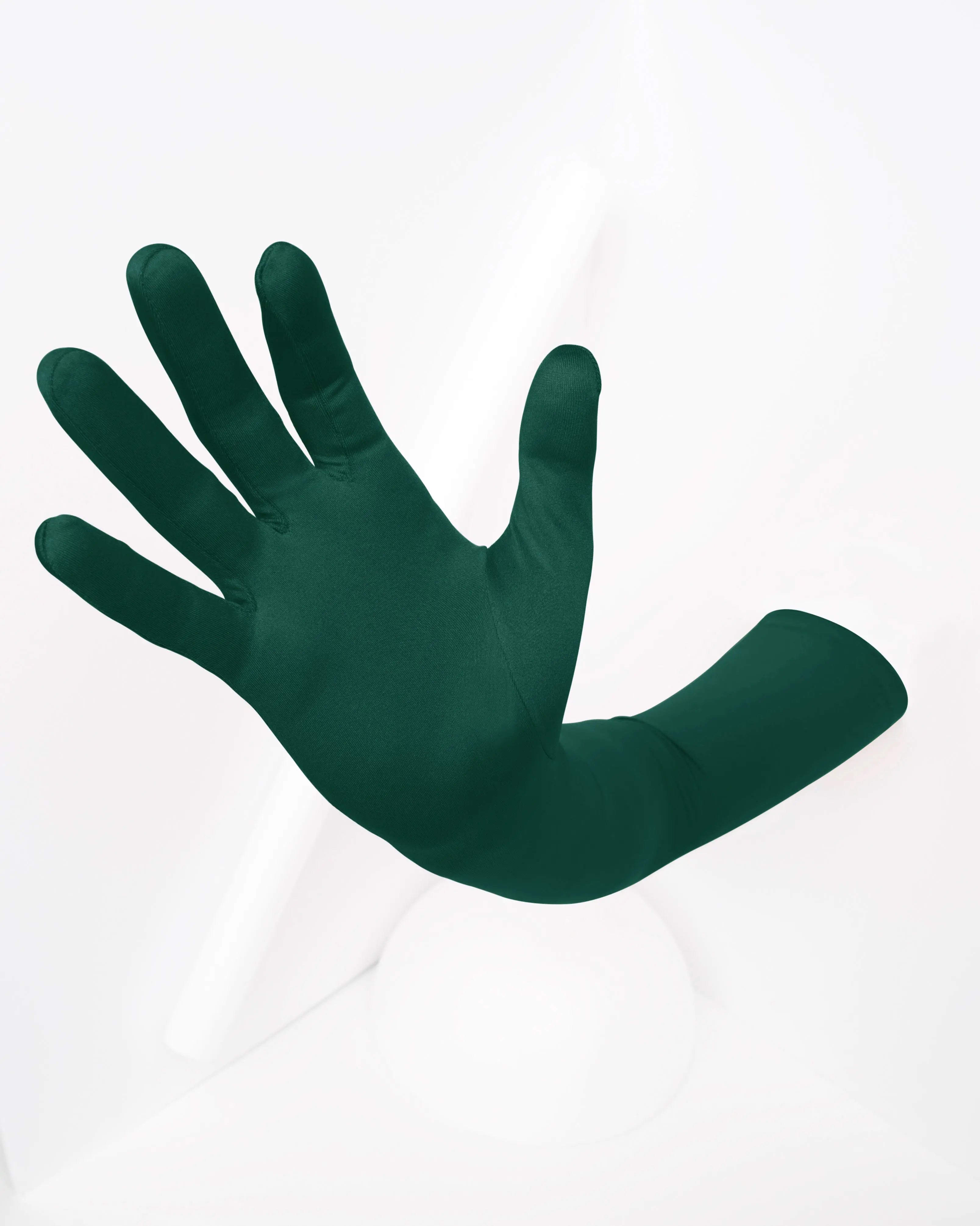 Shoulder Gloves - Hunter Green Splash Colors
