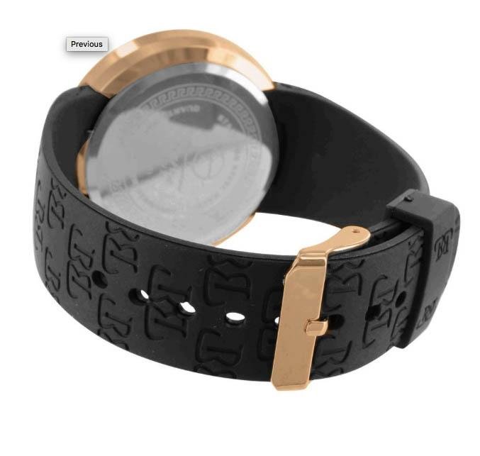 Techno Pave Iced Diamond Gold/Black Watches