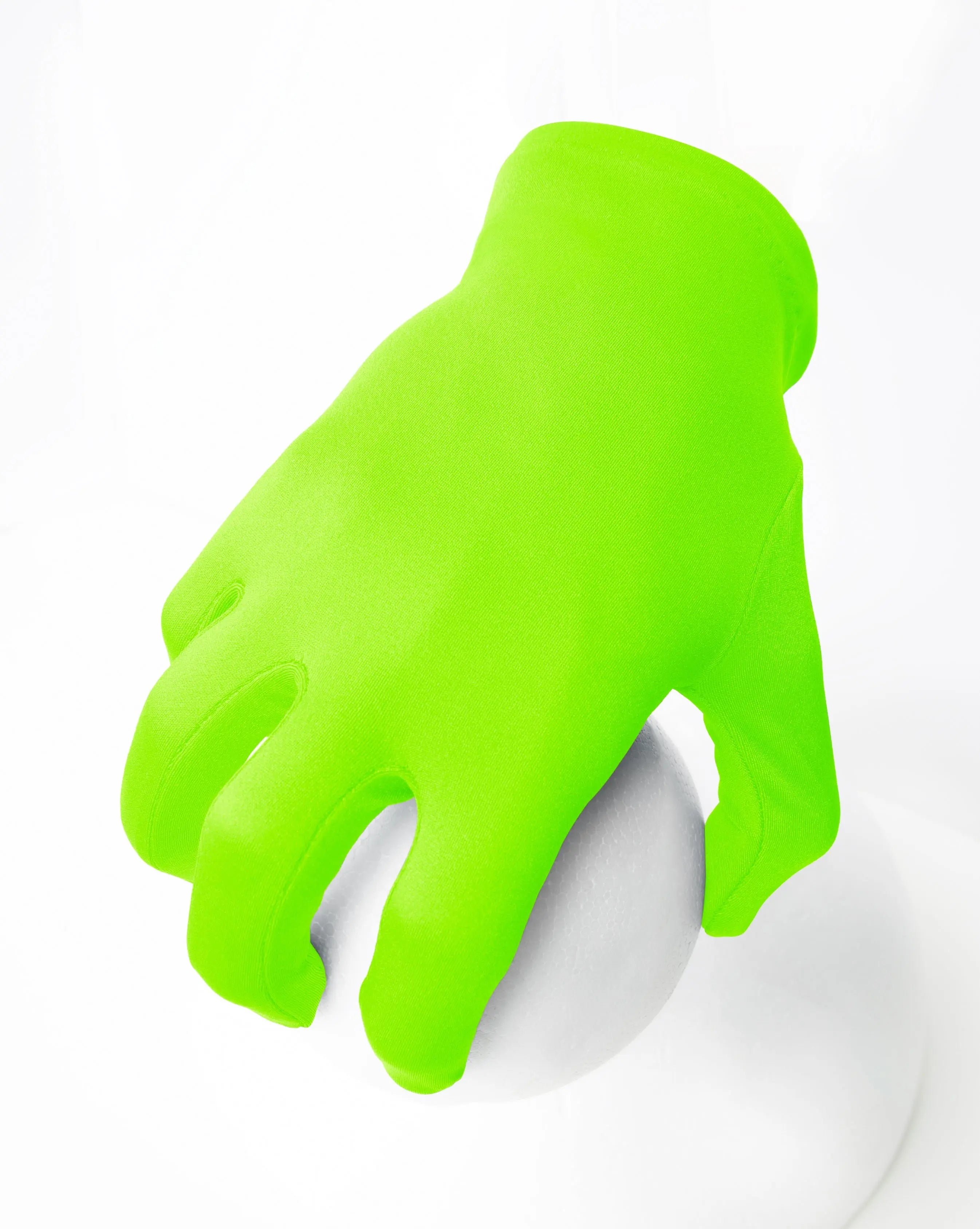 Wrist Gloves - Neon Green Splash Colors