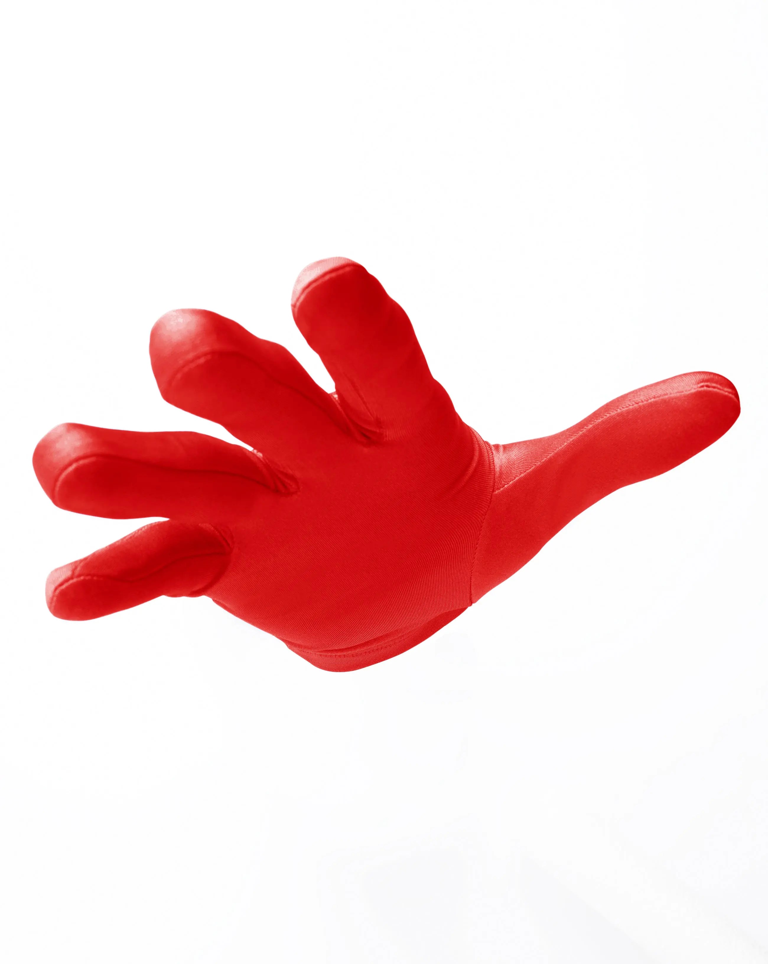 Wrist Gloves - Scarlet Red Splash Colors
