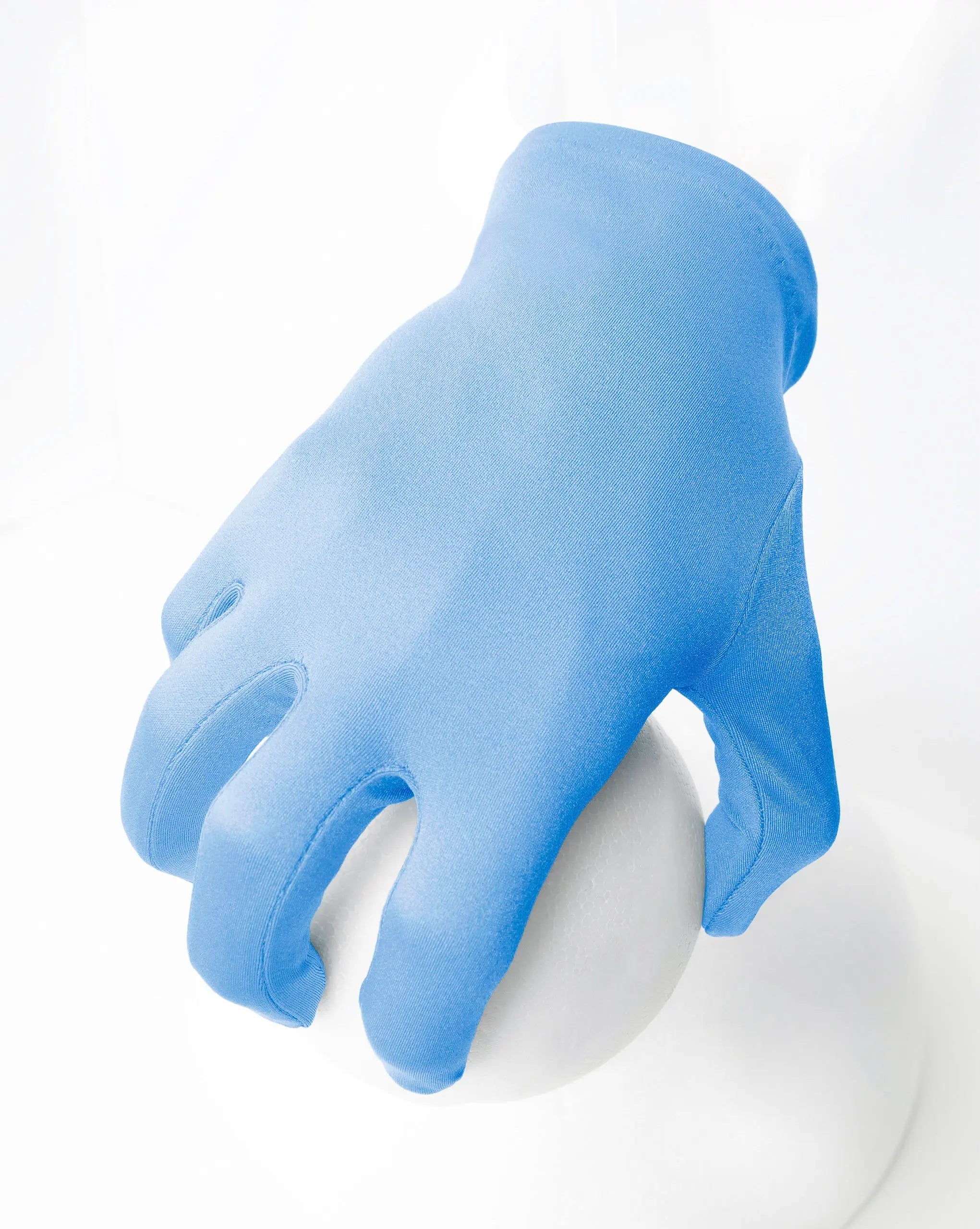 Wrist Gloves - Sky Blue Splash Colors